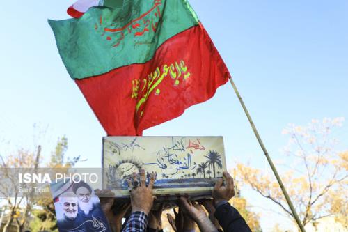 پیکرهای ۶ شهید گمنام دوران دفاع مقدس در فارس آرام می گیرند