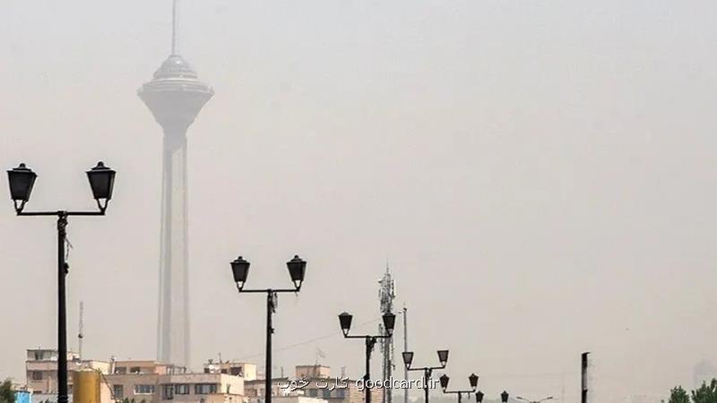 وضعیت هوای تهران قرمز شد