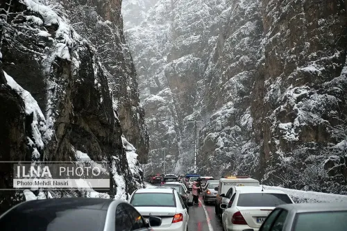 ترافیک سنگین در ۵ محور اصلی