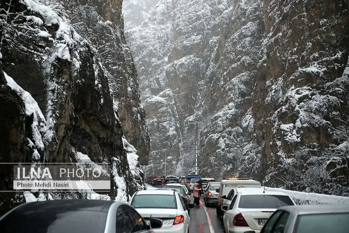 ترافیک سنگین در ۵ محور اصلی